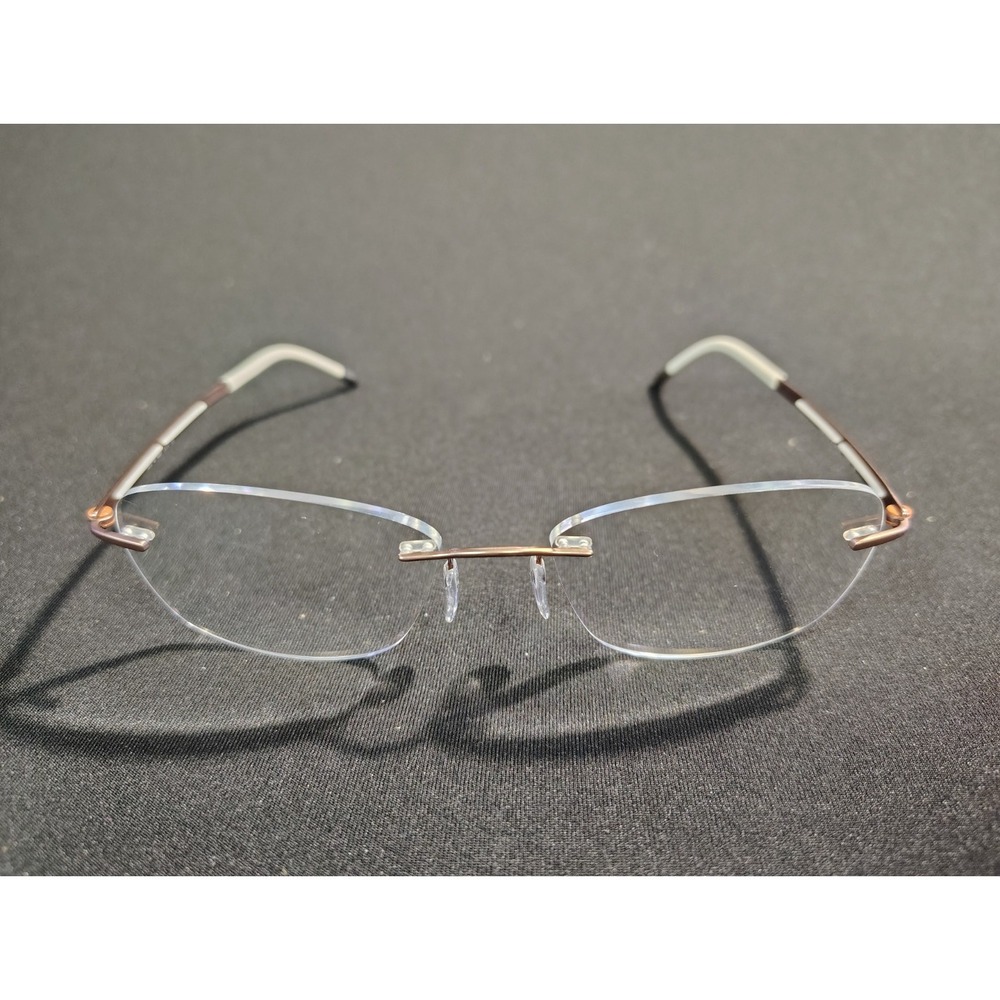 Silhouette 5263 40 6063 Titanium Brown Rimless Eyeglasses Frames 17 135 Austria‎
